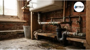 Older house plumbing problems in a Sheffield home with ageing pipes